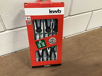 Kwb schroevendraaierset torx, 6 delig (10x) - afbeelding 1 van  4