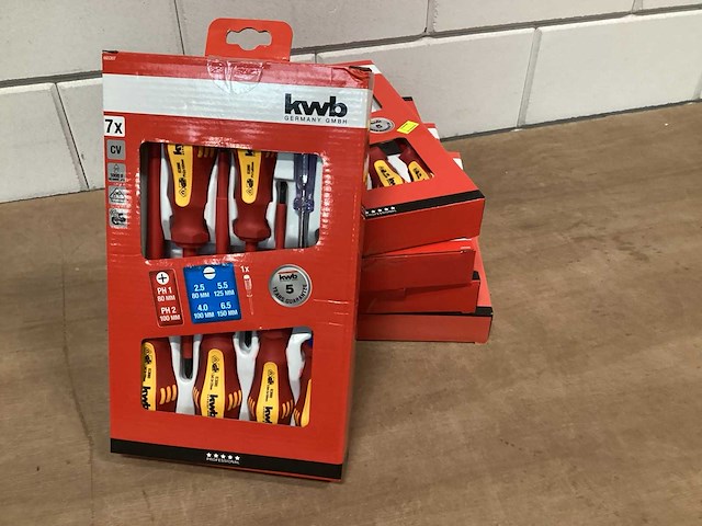 Kwb schroevendraaierset vde 7 delig (5x) - afbeelding 1 van  5