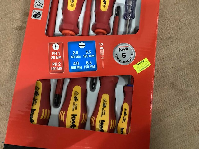 Kwb schroevendraaierset vde 7 delig (5x) - afbeelding 2 van  5