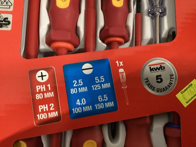 Kwb schroevendraaierset vde 7 delig (5x) - afbeelding 5 van  5
