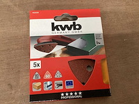 Kwb schuurschijf 93x93, 5 pack (95x) - afbeelding 1 van  1