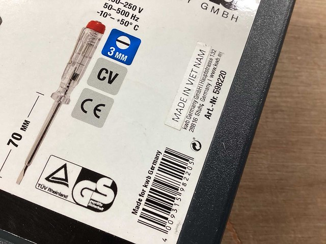 Kwb set gatenzagen 9 delig (2x) - afbeelding 7 van  7