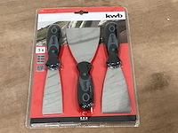 Kwb set rvs plamuurmessen, 3 delig (5x) - afbeelding 1 van  5