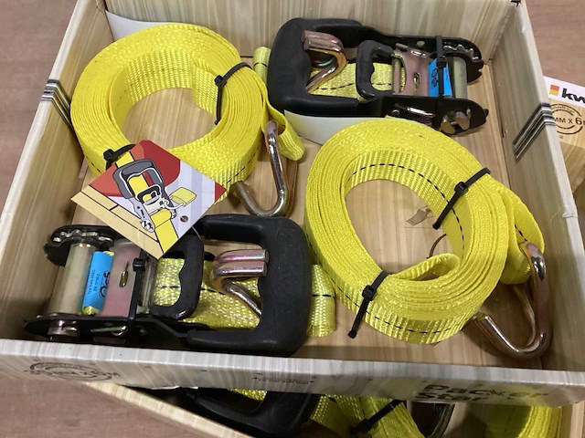 Kwb set spanbanden, met ratel (2x) - afbeelding 2 van  4