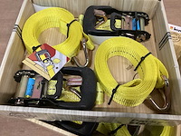 Kwb set spanbanden, met ratel (2x) - afbeelding 2 van  4