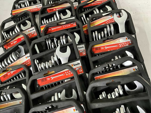 Kwb steek- en ringsleutelset 8-delig (18x) - afbeelding 4 van  4