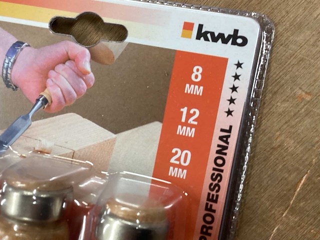 Kwb steekbeitel set voor hout (6x) - afbeelding 4 van  5