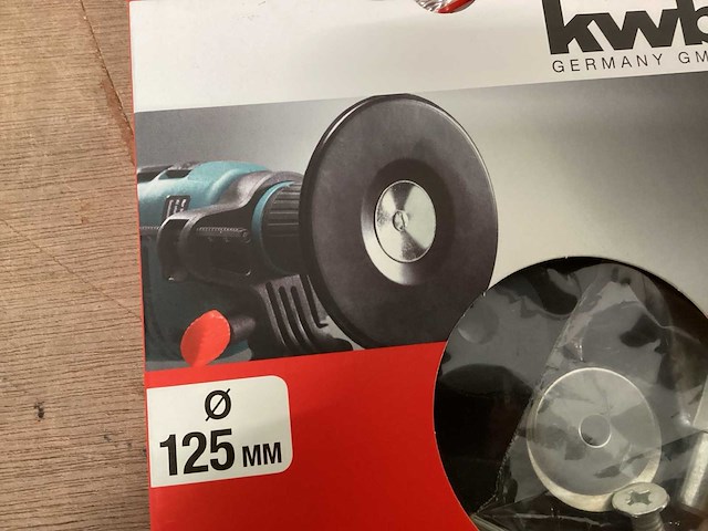 Kwb steunschijf 125 mm voor boormachine (27x) - afbeelding 1 van  1