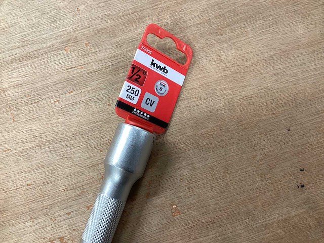 Kwb verlengstuk dopsleutel, 1/2”, 250 mm (8x) - afbeelding 3 van  4