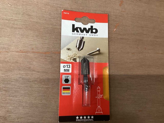 Kwb verzinkboor ws 7047-10-13mm (42x) - afbeelding 1 van  5