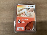 Kwb voorgelijmde houtverbindingsplaatjes 55x8x4mm (60x) - afbeelding 1 van  5