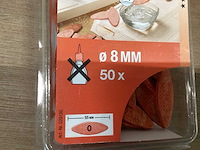 Kwb voorgelijmde houtverbindingsplaatjes 55x8x4mm (60x) - afbeelding 3 van  5