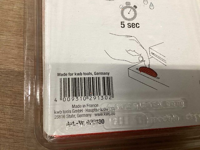 Kwb voorgelijmde houtverbindingsplaatjes 55x8x4mm (60x) - afbeelding 5 van  5