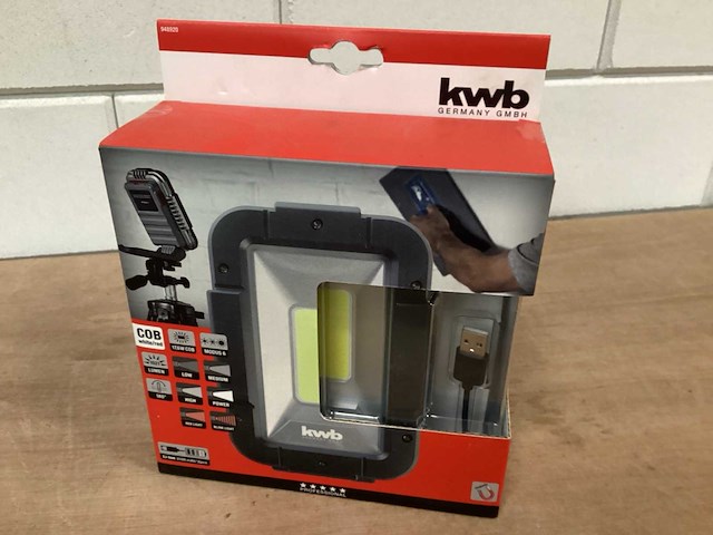 Kwb werklamp oplaadbaar (2x) - afbeelding 1 van  5