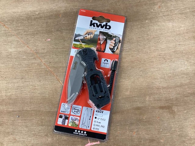 Kwb werkmes met schroefbits (9x) - afbeelding 1 van  5