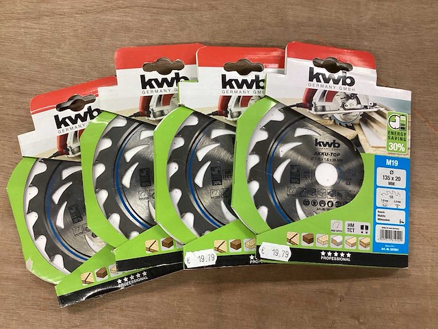 Kwb zaagblad voor cirkelzaag (4x) - afbeelding 1 van  5