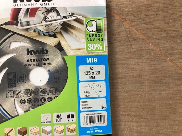 Kwb zaagblad voor cirkelzaag (4x) - afbeelding 3 van  5