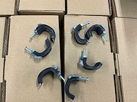 Kwikstrut m8 partij geluidsisolerende pijpklemmen