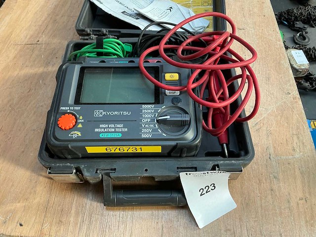 Kyoritsu 3125 a hoogspanningsisolatietester - afbeelding 1 van  5