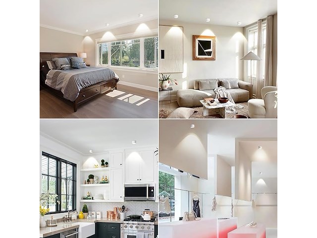 Kyotech 4 x led-oppervlaktespots - afbeelding 5 van  5