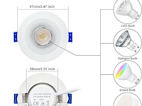 Kyotech extra platte inbouw led spotlights - afbeelding 3 van  4