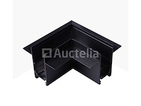 L connector voor inbouw magnetische rails 20 mm - horizontaal (x4) - afbeelding 3 van  4