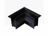 L-connector voor inbouw magnetische rails 20 mm - horizontaal (x4) - afbeelding 1 van  5