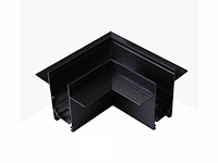L-connector voor inbouw magnetische rails 20 mm - horizontaal (x4) - afbeelding 2 van  5