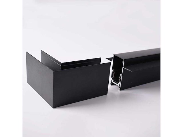 L-connector voor uitsteekmagnetische rails 20 mm - horizontaal (x4) - afbeelding 1 van  2