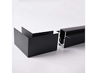 L-connector voor uitsteekmagnetische rails 20 mm - horizontaal (x4) - afbeelding 1 van  2