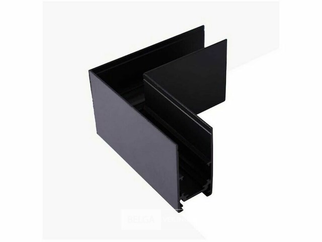 L connector voor uitsteekmagnetische rails 20 mm - horizontaal (x4) - afbeelding 1 van  5