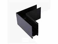 L connector voor uitsteekmagnetische rails 20 mm - horizontaal (x4) - afbeelding 2 van  5