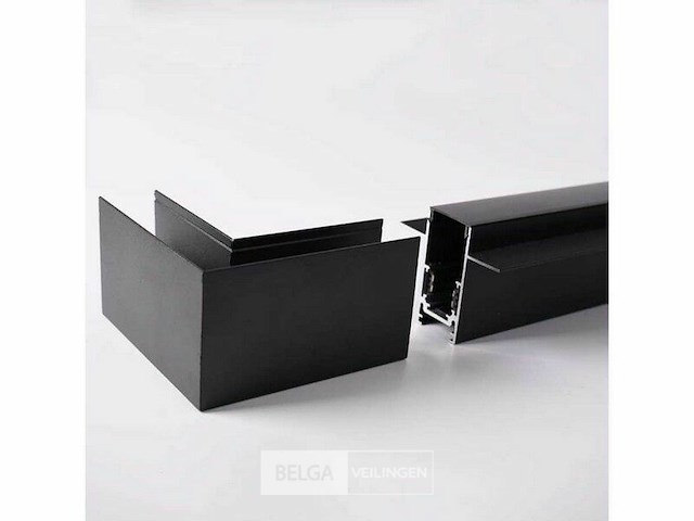 L-connector voor uitsteekmagnetische rails 20 mm - horizontaal (x4) - afbeelding 3 van  5