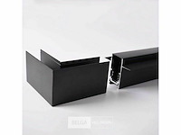 L-connector voor uitsteekmagnetische rails 20 mm - horizontaal (x4) - afbeelding 3 van  5