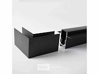 L-connector voor uitsteekmagnetische rails 20 mm - horizontaal (x4) - afbeelding 3 van  5
