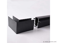 L connector voor uitsteekmagnetische rails 20 mm . horizontaal (x4) - afbeelding 2 van  4