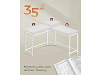L-vormig hoekbureau, computerbureau - afbeelding 5 van  6