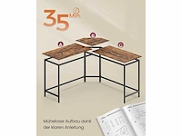 L-vormig hoekbureau, computerbureau - afbeelding 5 van  5