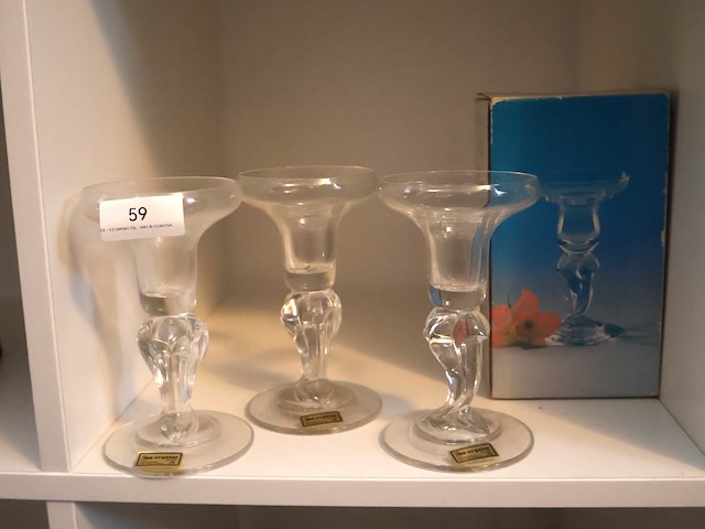 La fleur kaarsenhouder (x3) - afbeelding 1 van  3