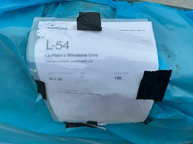 La platera milestone grey vloertegel (120x) - afbeelding 2 van  3
