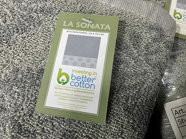 La sonata keuken handdoek design 50 x 50 cm (72x) - afbeelding 4 van  7