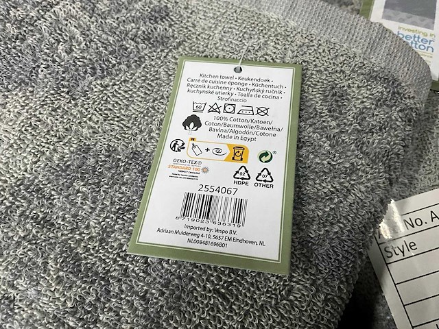La sonata keuken handdoek design 50 x 50 cm (72x) - afbeelding 5 van  7