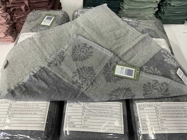 La sonata keuken handdoek design 50 x 50 cm (72x) - afbeelding 6 van  7