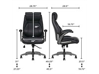 La-z-boy air lumbar manager bureauvoorzitter - afbeelding 3 van  9