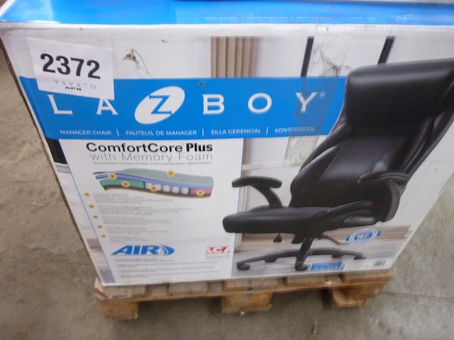 La-z-boy air lumbar manager bureauvoorzitter - afbeelding 9 van  9