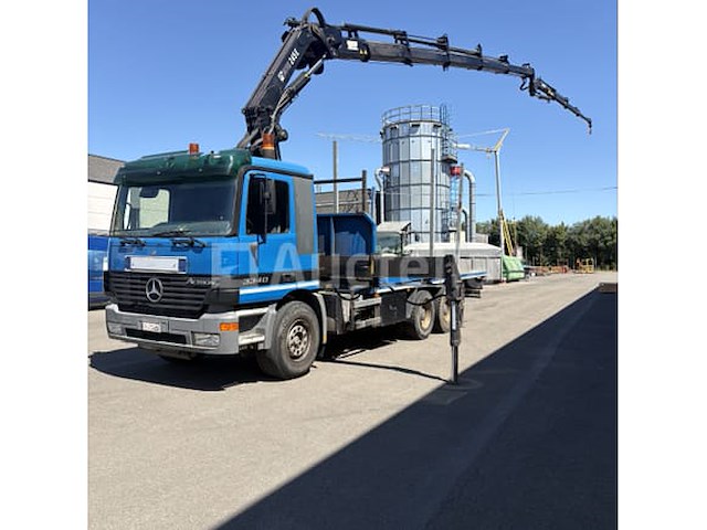 Laadwagen met kraan mercedes-benz actros 3340 (2002-379,809 km-vin:wdb9501631k772600) - afbeelding 1 van  51