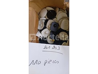 Labeldrukkers & bancontact set van 48 colgate children's toothpasts - nieuw set van 1000 e-sigaret flesdoppen - nieuw set van 110 kledingalarmen set van 200 plastic planken tegen winkelprijzen - afbeelding 1 van  7