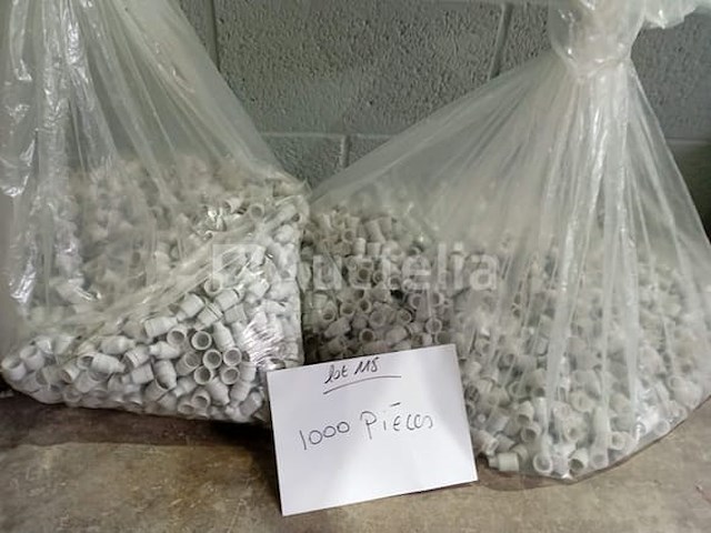 Labeldrukkers & bancontact set van 48 colgate children's toothpasts - nieuw set van 1000 e-sigaret flesdoppen - nieuw set van 110 kledingalarmen set van 200 plastic planken tegen winkelprijzen - afbeelding 2 van  7