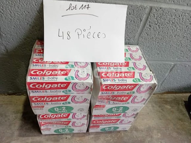 Labeldrukkers & bancontact set van 48 colgate children's toothpasts - nieuw set van 1000 e-sigaret flesdoppen - nieuw set van 110 kledingalarmen set van 200 plastic planken tegen winkelprijzen - afbeelding 4 van  7