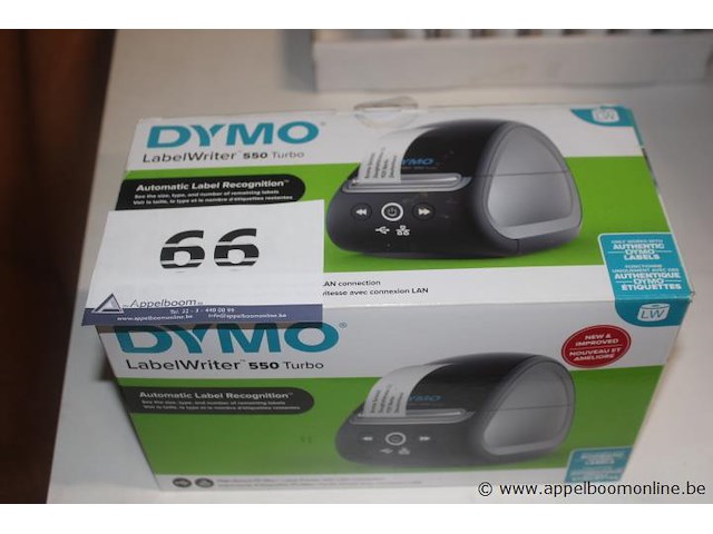 Labelprinter, dymo, labelwriter 550 turbo, werking niet gekend - afbeelding 1 van  2